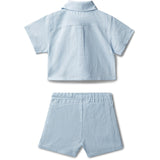 Calvin Klein Breezy Blue Woven Short Set