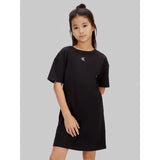 Calvin Klein 1716 Black Ck Monogram Tee Dress