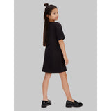 Calvin Klein 1716 Black Ck Monogram Tee Dress