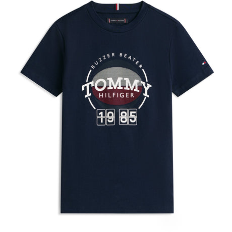 Tommy Hilfiger Dark Night Navy Basketball Graphic T-Shirt
