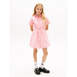 Tommy Hilfiger Tropical Blush Stripes Poplin Stripes Shirt Dress