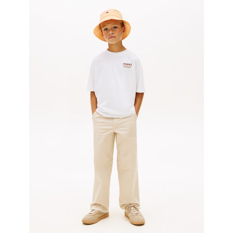 Tommy Hilfiger White Basketball Graphic T-Shirt