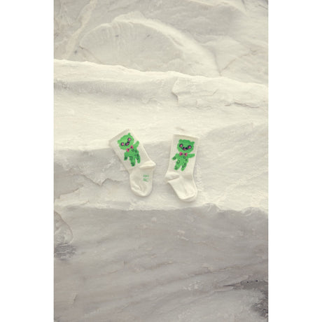 Mini Rodini Off-white Alien 2-Pack Socks