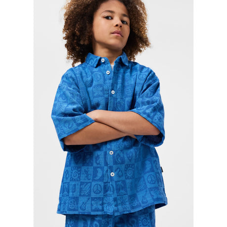 Molo Symbol Check Richie Blouse
