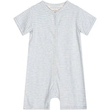 Serendipity Mist/Offwhite Baby Short Suit Stripe