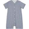 Serendipity Navy/Offwhite Baby Short Suit Stripe