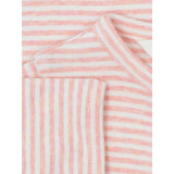 Serendipity Coral/Offwhite Baby Short Suit Stripe