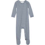 Serendipity Navy/Offwhite Baby Suit Stripe