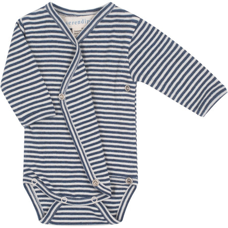 Serendipity Navy/Offwhite Newborn Wrap Body