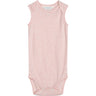 Serendipity Coral/Offwhite Baby Tank Stripe