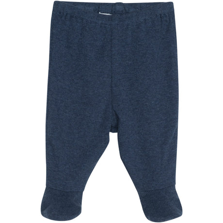Serendipity Navy Newborn Pants W. Feet