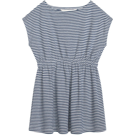 Serendipity Navy/Offwhite Beach Dress Stripe