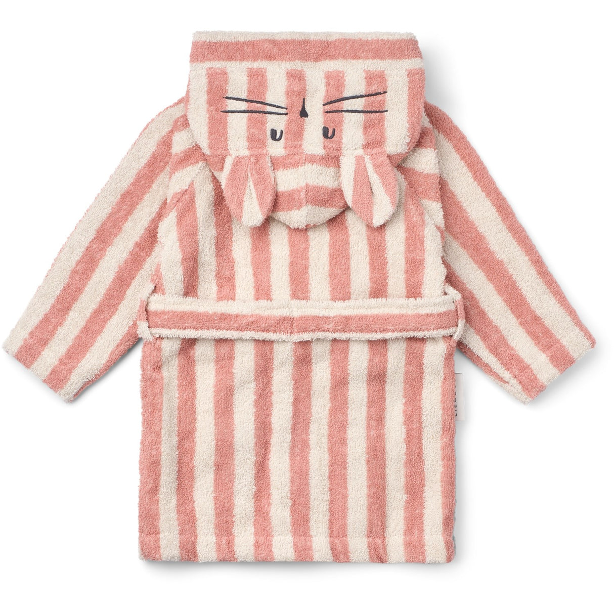 LIEWOOD Coral Blush / Creme De La Creme Stripe Lily Bathrobe
