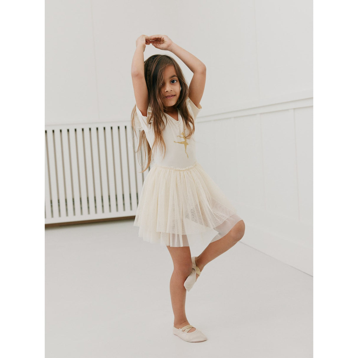 Sofie Schnoor X Luksusbaby Cream White Estelle Gymsuit