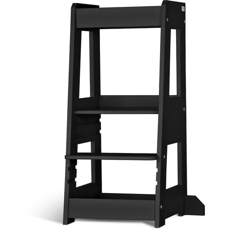 tiSsi® Black Laquer Felix Learning Tower Massiv Beech