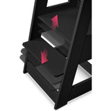 tiSsi® Black Laquer Felix Learning Tower Massiv Beech