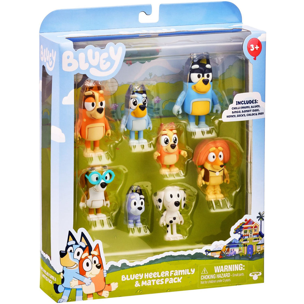 Bluey Figures 8-pack