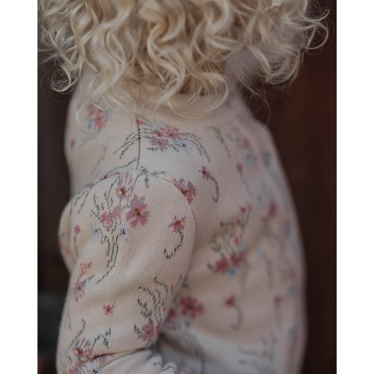 Hanevild Summer Sand Flower Cardigan