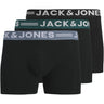 Jack & Jones Junior Black Sense Trunks 3-Pack Noos Jnr