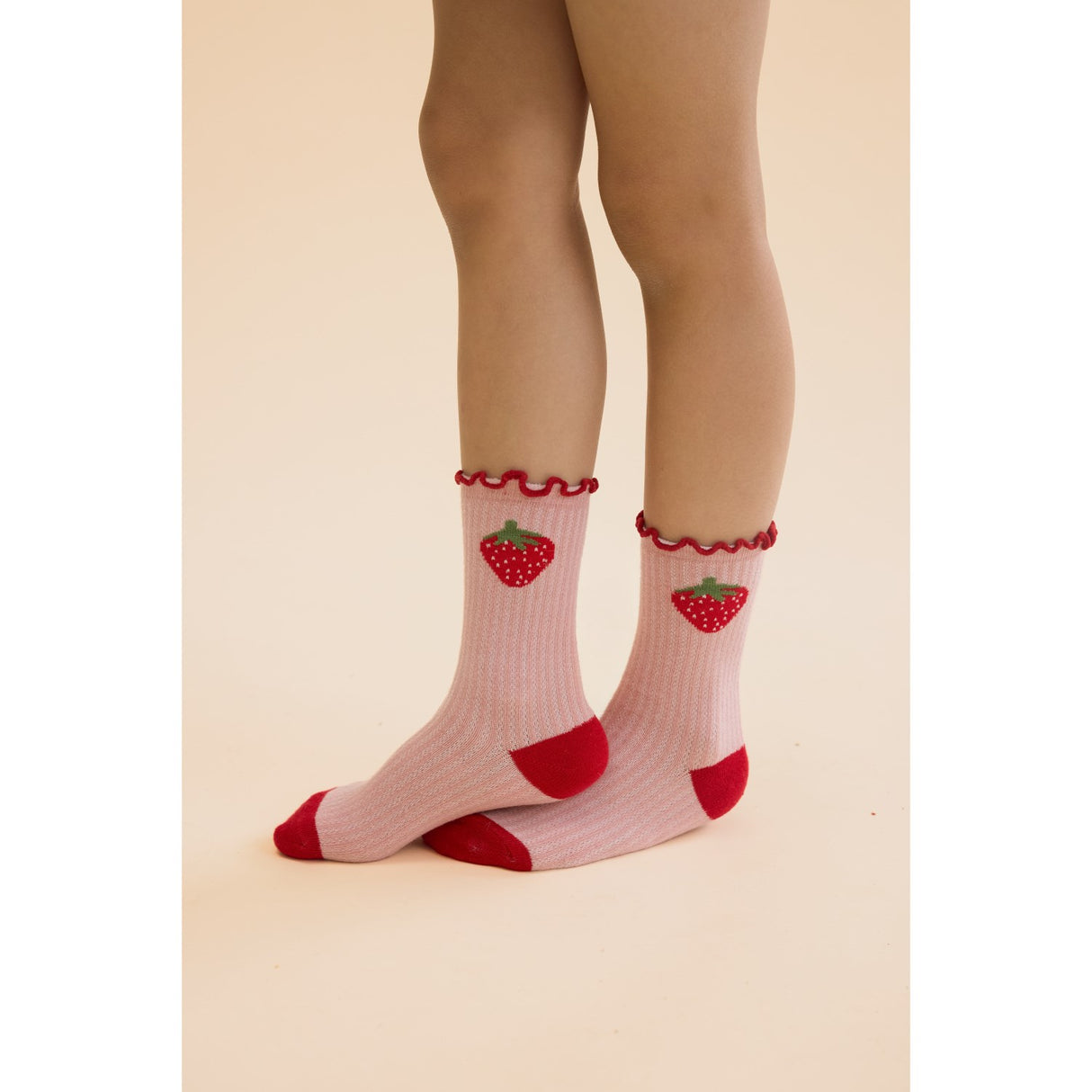 Flöss Pointelle Berry 2-pack Vigga Socks 2-pack