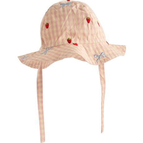 Flöss Berry/bow Gingham Dolly Bow Sun Hat