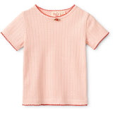 Flöss Soft Rose Liva SS Pointelle Blouse