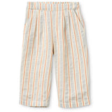 Flöss Blue-tangerine Stripe Robin Pants