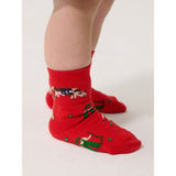 Bobo Choses Red Farm Adventure All Over Short Socks