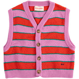 Bobo Choses Purple Bc Striped Knitted Vest
