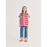 Bobo Choses Purple Bc Striped Knitted Vest