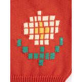 Bobo Choses Red Pixel Daisy Cardigan