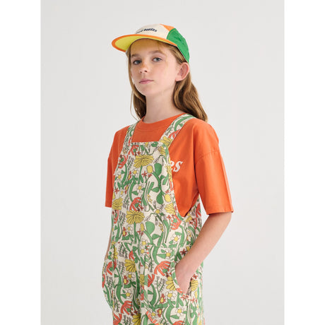 Bobo Choses Offwhite Color Herbalist All Over Woven Dungaree