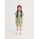 Bobo Choses Offwhite Color Herbalist All Over Woven Dress