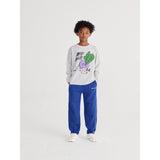 Bobo Choses Heather Grey Rapid Radish Long Sleeve T-Shirt