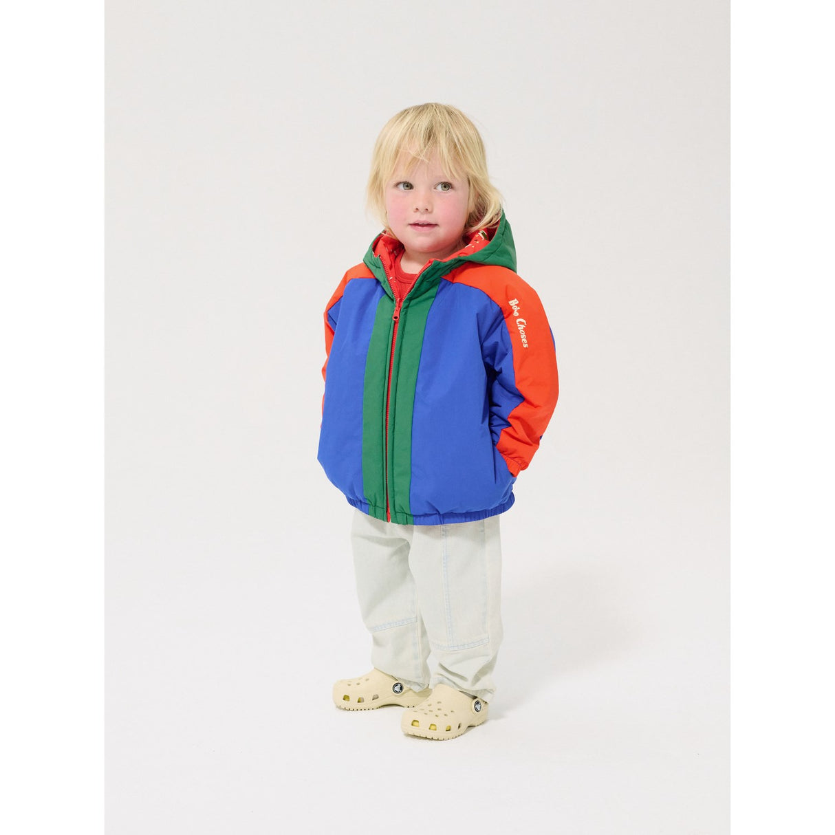 Bobo Choses Red Farm Adventure All Over Reversible Anorak