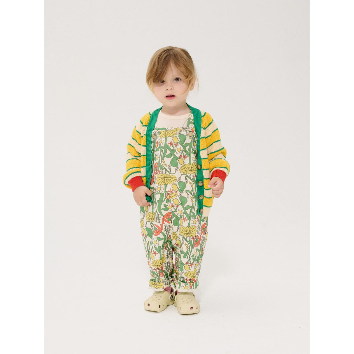 Bobo Choses Multicolor Color Herbalist All Over Dungaree