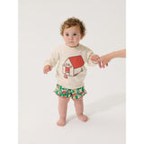 Bobo Choses White Pickles Is At Home Sweatshirt