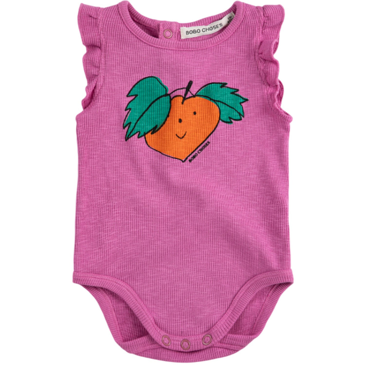 Bobo Choses Fuchsia Tangerine Ruffled Body