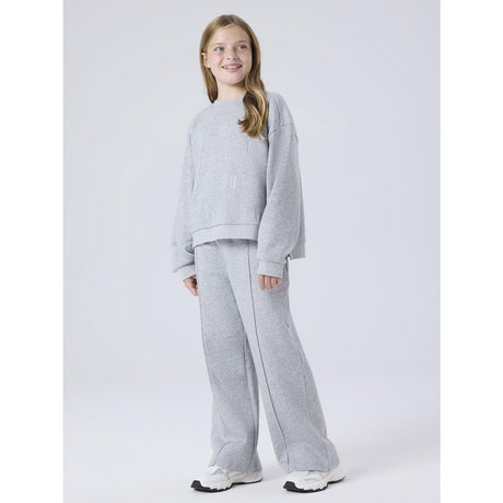 Name It Light Grey Melange Nkfnillina Wide Swe Pants Bru Pb