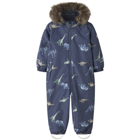 Name It Oceana Dinosaur Explorer Nmmsnow10 Suit Aop Fo Noos