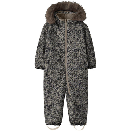 Name It Silver Mink Leo Nmfsnow10 Suit Aop Fo Noos