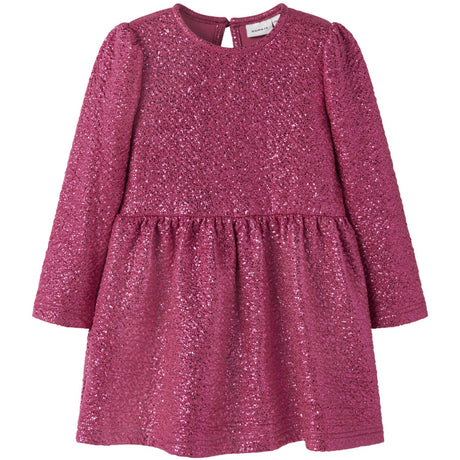 Name It Pink Yarrow Nmfrisine Ls Dress Pb