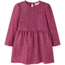 Name It Pink Yarrow Nmfrisine Ls Dress Pb