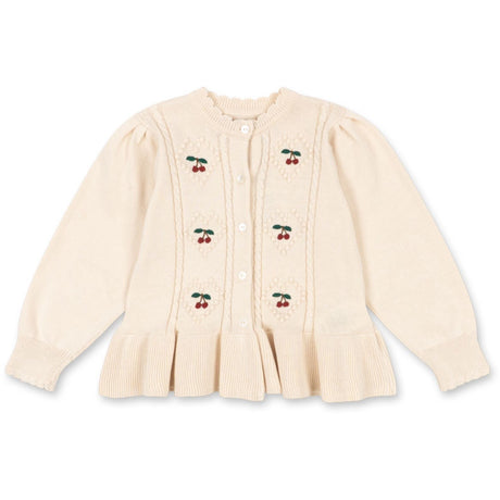 Konges Sløjd Pearled Ivory Soleil Cardigan Gots