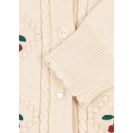 Konges Sløjd Pearled Ivory Soleil Cardigan Gots