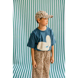 TinyCottons Light Navy Swan Graphic Tee