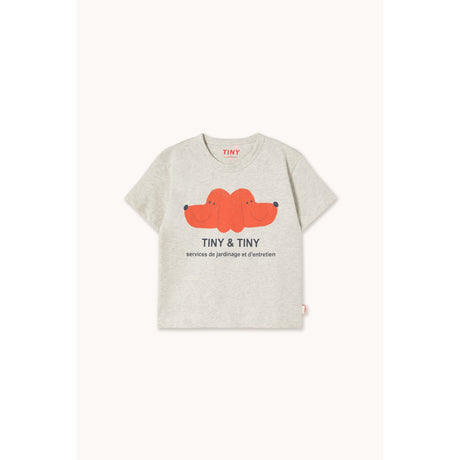 TinyCottons Cream Heather Tiny&Tiny Graphic Tee