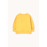 TinyCottons Soft Yellow Red Dog Graphic Sweatshirt