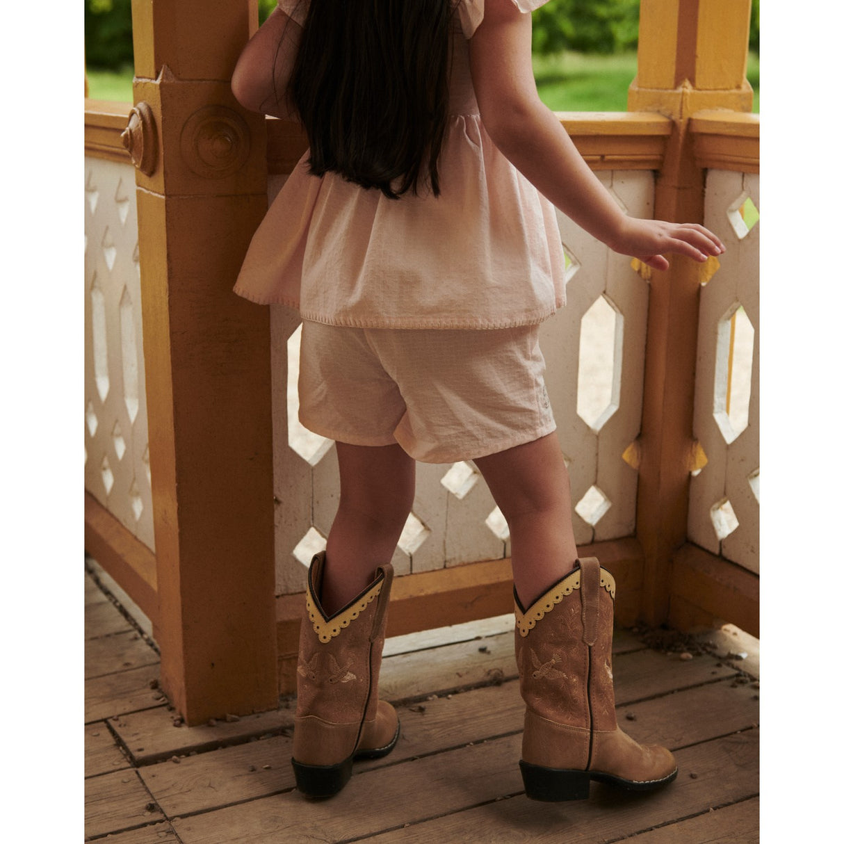 COPENHAGEN COLORS Beige Suede Limited Cowboy Boots High