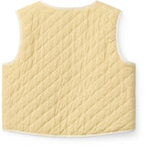 COPENHAGEN COLORS Pale Yellow Comb. Quilted Vest